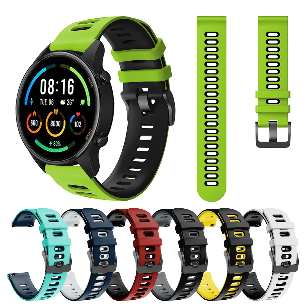 For Xiaomi Mi Watch color sports edition Sport Silicone Strap Band Bracelet Wriststrap EasyFit Watchband Replace Accessories
