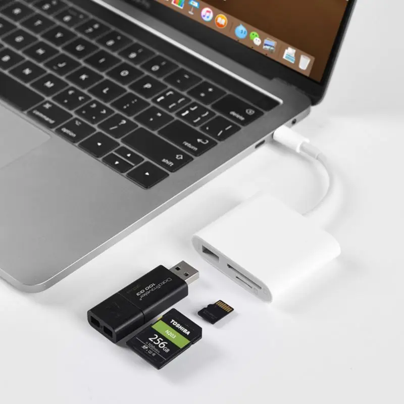 Новый C to SD картридер OTG USB до 3 0 адаптер для камеры конвертер кабель iPad Pro Android