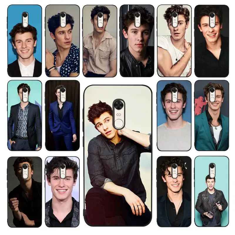 

MaiYaCa Shawn Mendes Phone Case for Redmi 5 6 7 8 9 A 5plus K20 4X 6 cover