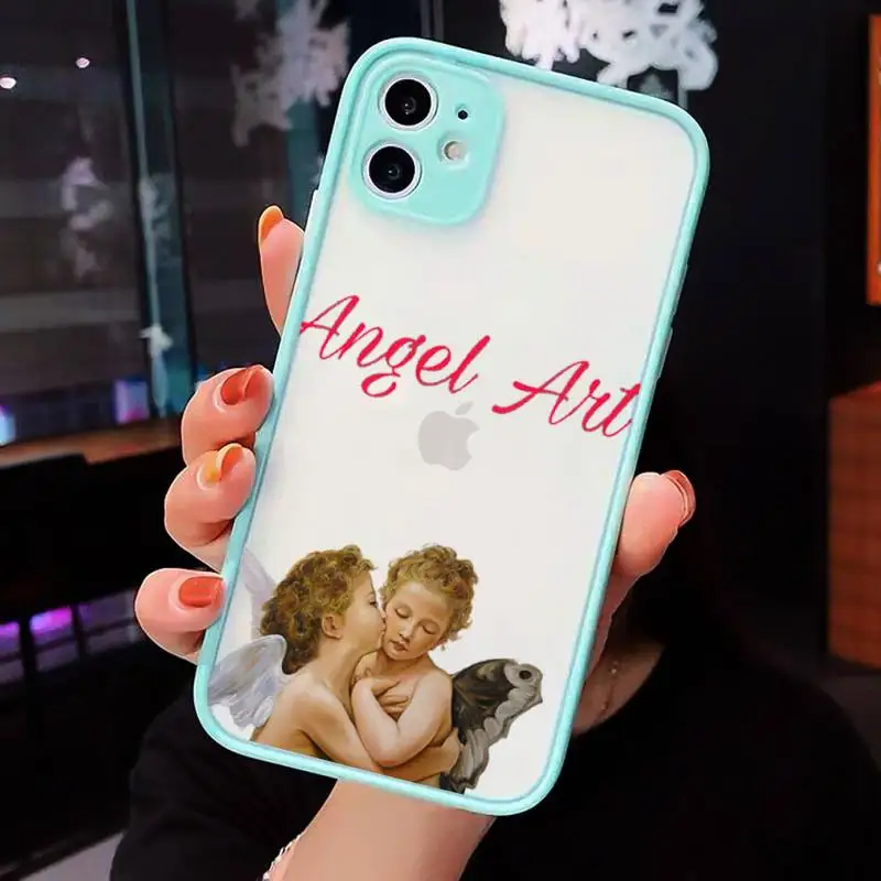 

Checkered Checkerboard Flame flower Phone Cases Matte Transparent for iPhone 7 8 11 12 s mini pro X XS XR MAX Plus cover funda