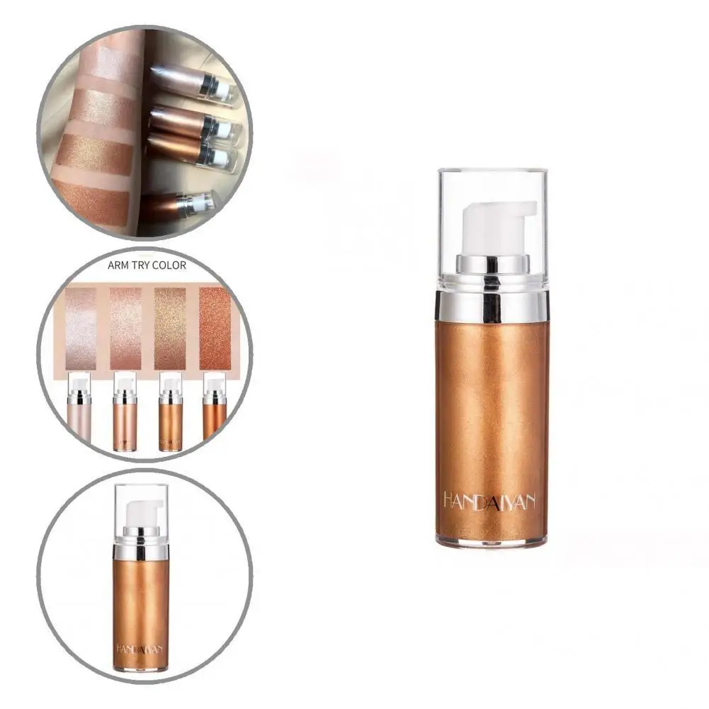 

20g Versatile Portable Silky Long Lasting Shine Brighten Body Cream for Female Face Highlighter Body Highlighter