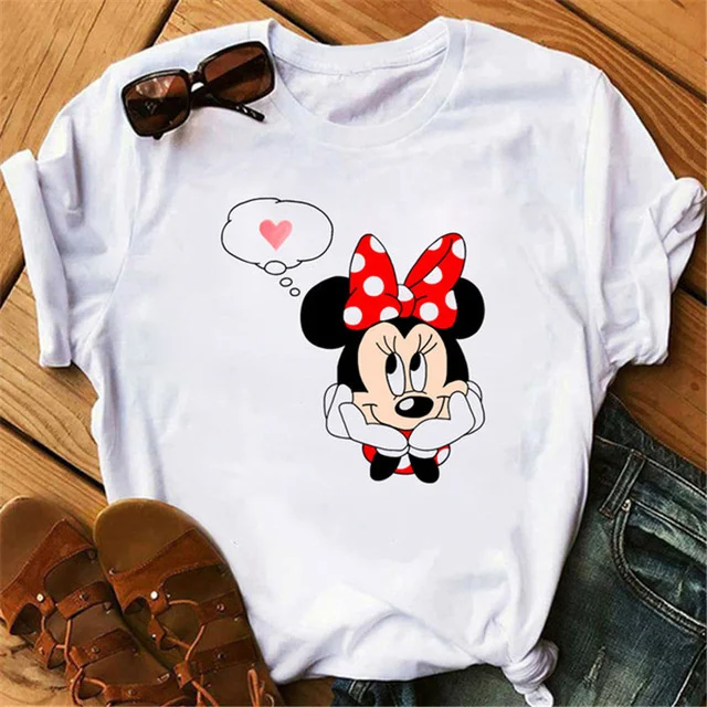 

Tumblr Femme Girl Tees Hipster Kawaii Holiday Summer Femme Top Mouse Cute TShirt Vogue Women Mouse Printed Shirt