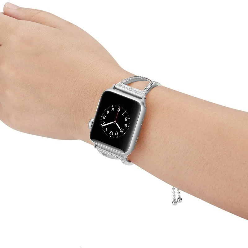 Регулируемый ремешок из нержавеющей стали для apple watch Band 42 мм серии 4 3 2 1 сменный Браслет ремень iwatch 38 мм 44 мм