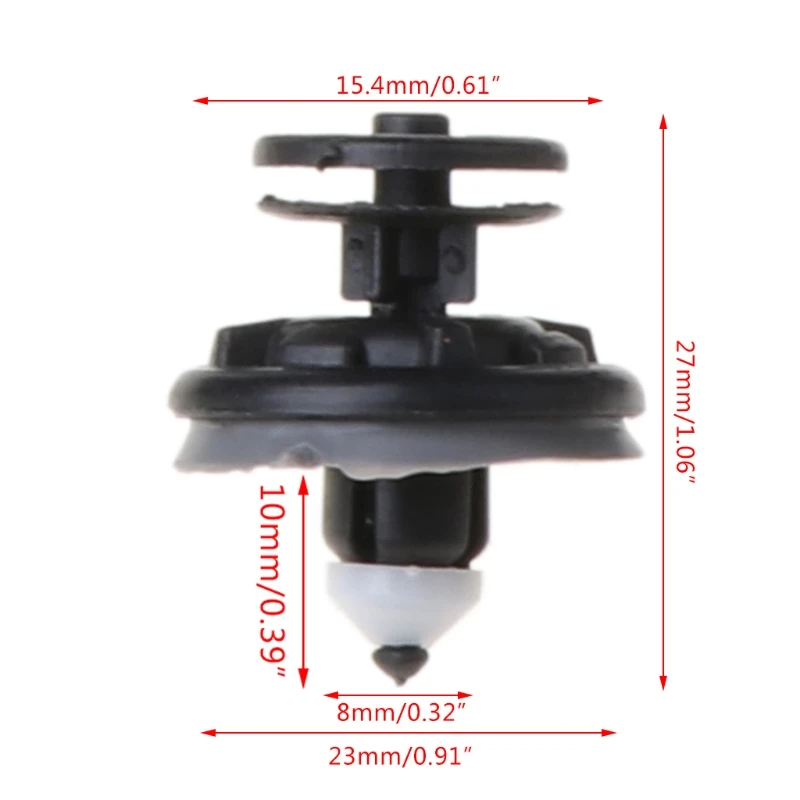 

10 Pcs /Set Vehicle Car Buckle Fixed Door Panel Buckle Interior Trim Panel Fixing Clips Suitable for Golf Sagitar Passat