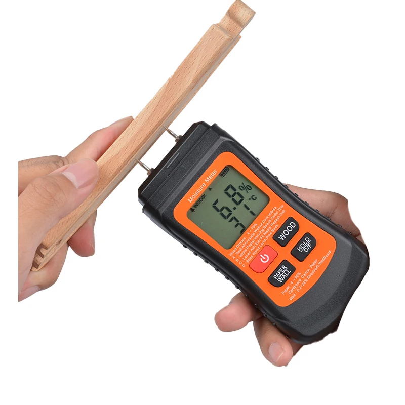 

Digital LCD Backlight Wood Moisture Meter Hygrometer Paper Cardboard Wall Hygrometer Humidity Moisture Tester