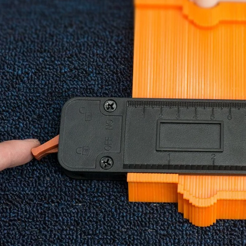 

Multifunctional Take-Off Device Irregular Shape Contour Ruler with Lock Contour Ruler Woodworking Radian Measuring Ruler