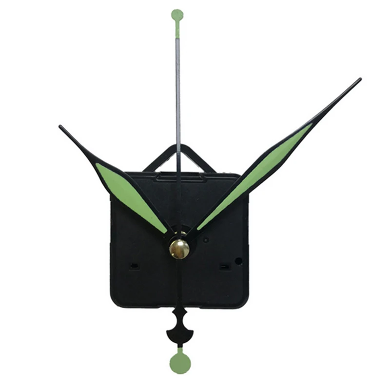 Светящиеся DIY бесшумные кварцевые часы механизм шпинделя ремонтный набор