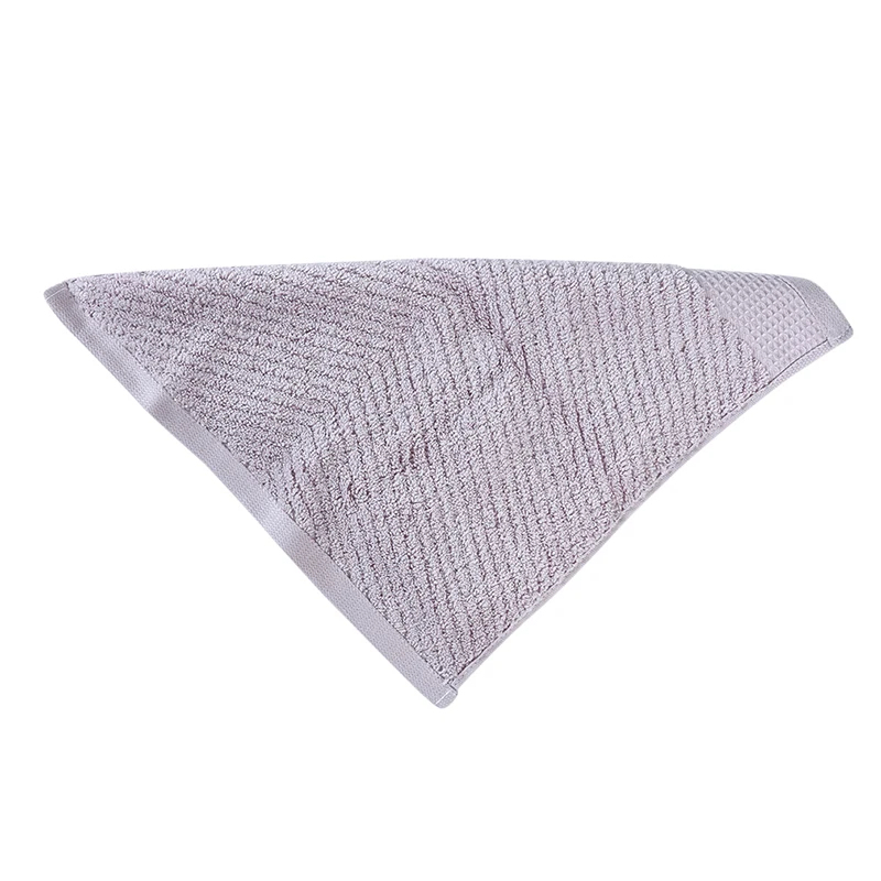 1 шт. хлопковое квадратное полотенце в полоску 34*34 см маленькое из чесаного хлопка