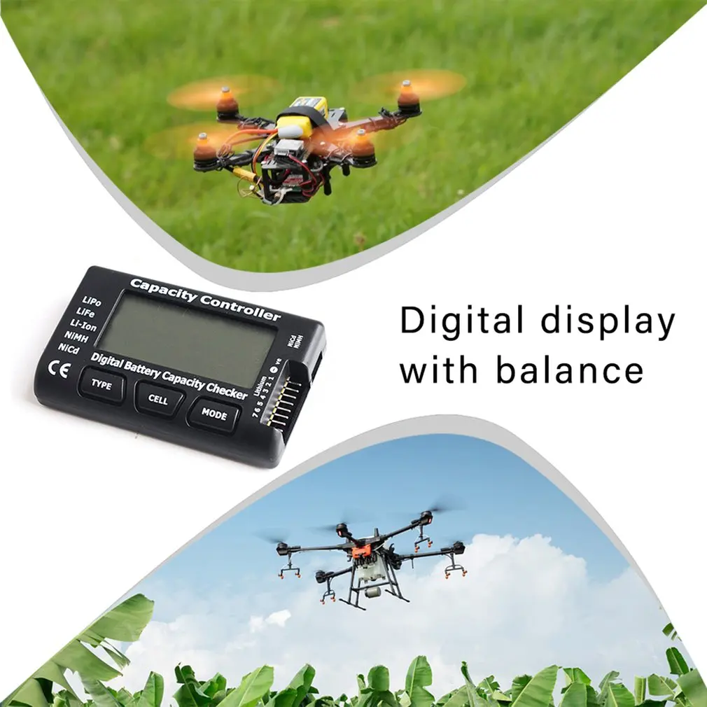 RC Cellmeter-7 тестер напряжения с электронным дисплеем цифровым балансом батарейной