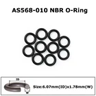 Новое AS568-010 NBR уплотнительное кольцо для HPA AIR CO2 N2 10 штук 50 штук 100 штук 1000 штук черный