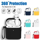 Силиконовый защитный чехол для беспроводных наушников Xiaomi Mi Airdots 2 2s Air2 Air2S Bluetooth