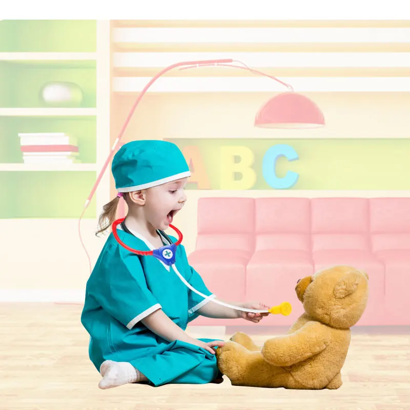13 шт. Детские ролевые игры медицинские игрушки набор Портативный рюкзак