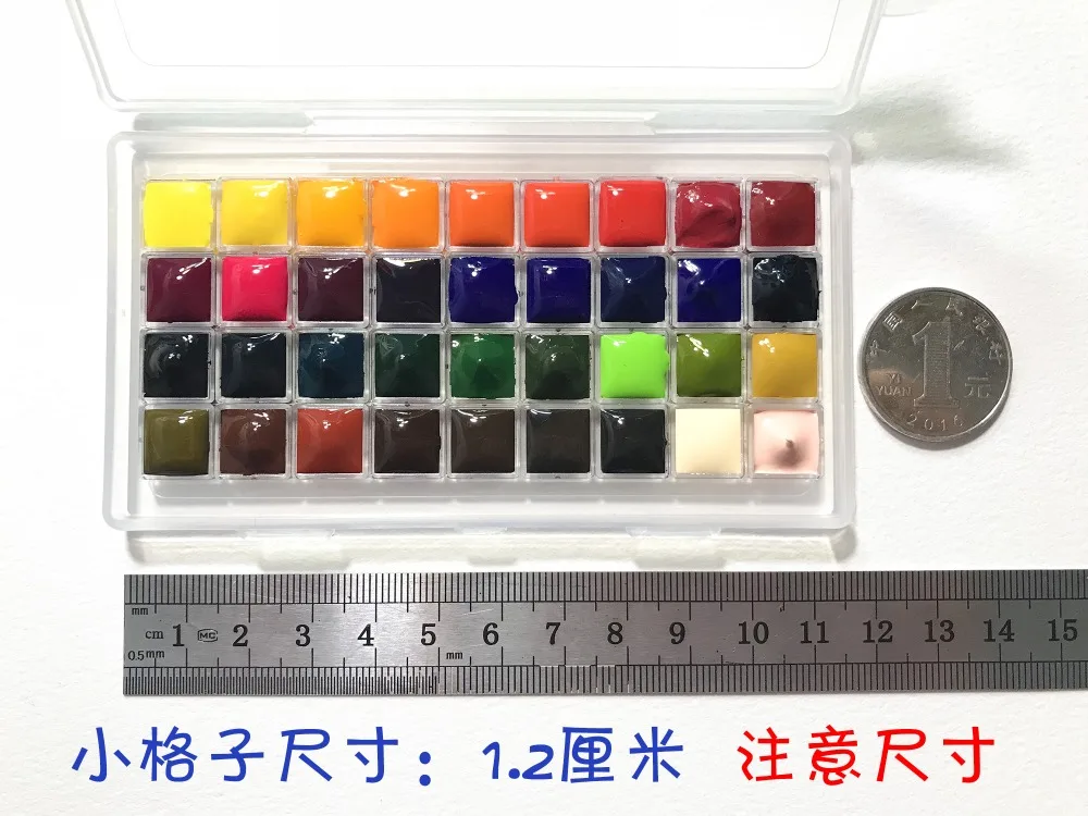 Дозирующий цвет воды 34 Цвета Корея Mijello Gold Master высокой концентрации Чистый