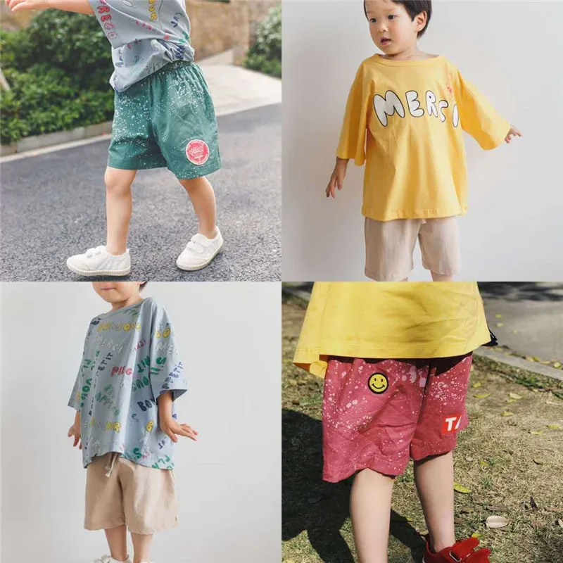 Бренд TAO Детская футболка и штаны для мальчиков девочек модная малышей детские