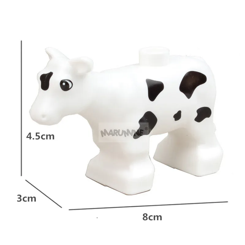 MARUMINE Классические блоки с животными 9 шт. учебный классический Строительный