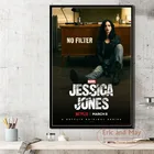 Джессика Джонс Сезон 3 Лидер продаж постеры и принты для ТВ-сериала настенные картины для гостиной абстрактный декоративный домашний декор квадраты