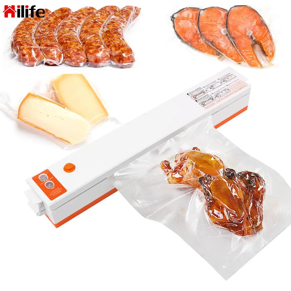 

HILIFE　Film Sealer Vacuum Packaging Machine Food Preservation EU Plug/ US Plug Household Food Vacuum Sealer Kitchen Storage