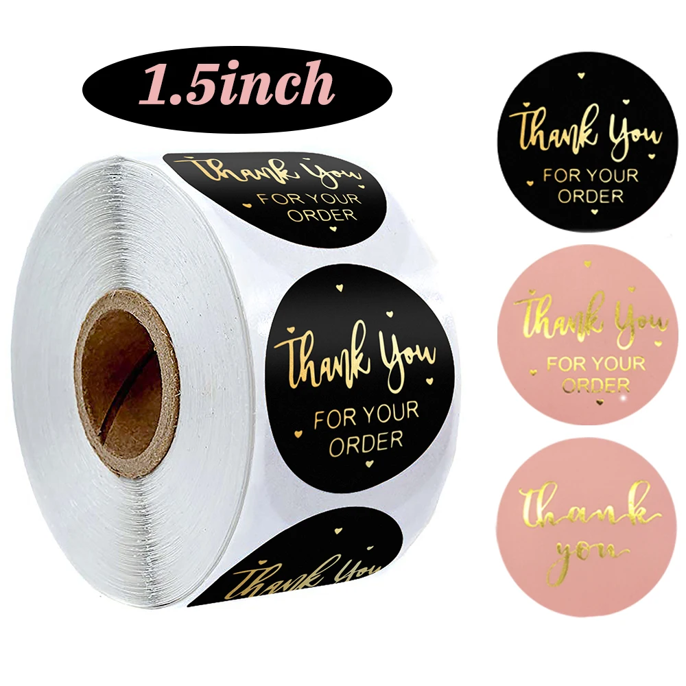 Фото - 1.5inch 500pcs Thank You for your ordersticker for envelope sealing labels sticker black pink gold sticker stationery supply 500pcs roll thank you for celebrating with us stickers for baby shower envelope decoration sealing labels kid stationery supply