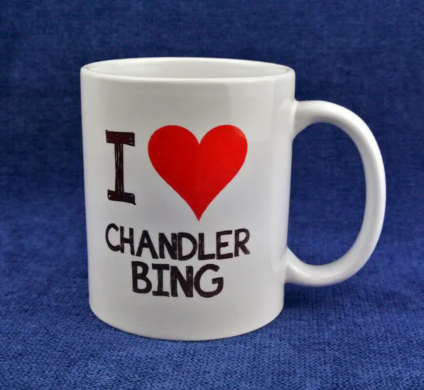 ТВ Шоу друзья керамическая кофейная чашка кружка я люблю Чандлер Бин офисный чай
