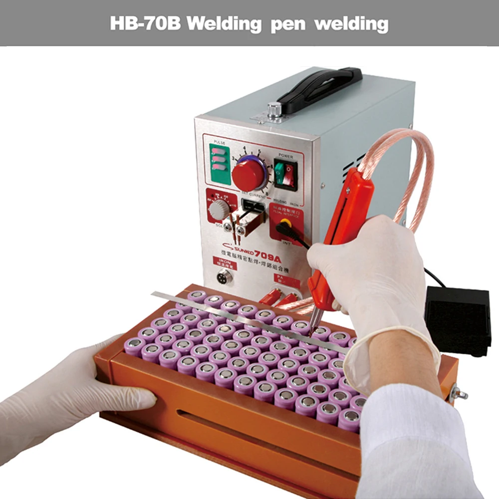 

Spot Welder Battery Welding Equipment with Mobile Welding Pen&Constant Temperature Soldering Iron Precision Welding Machine