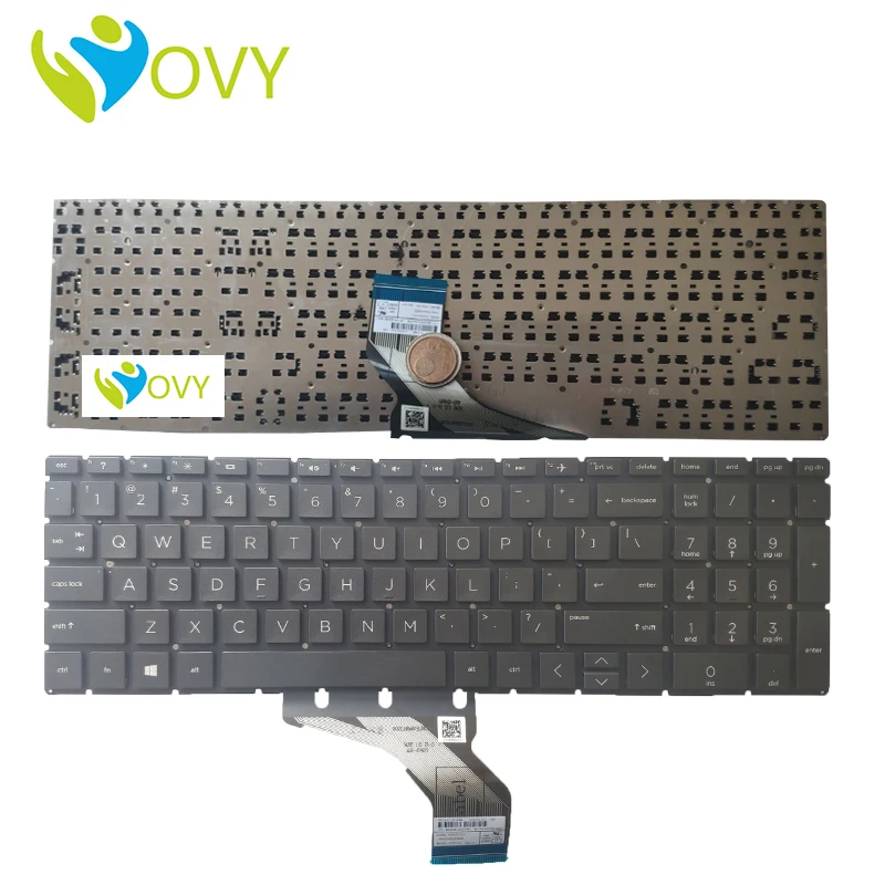 Клавиатура для ноутбука HP Pavilion 15 DA DB DX DR 250 255 G7 DA00 p/n:6037B0146401 HPM17K5|Клавиатуры замены| |