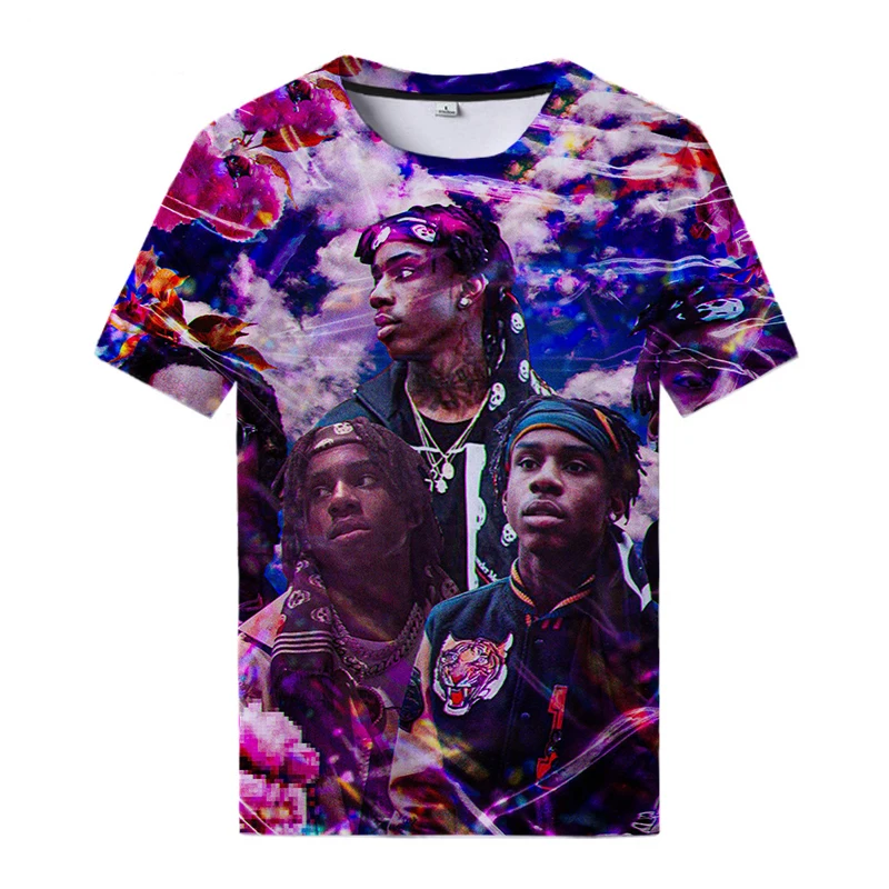 

Brand new 3D printed T-shirt men's and women's fashion rapper hip-hop streetwear O-neck casual sports T-shirt children's fun top