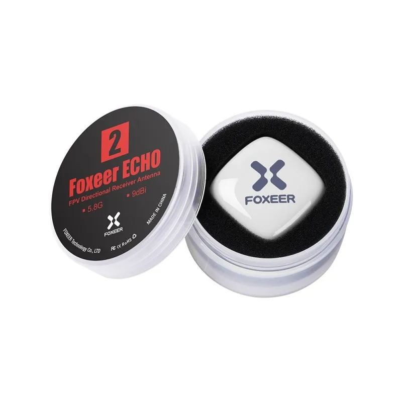 Foxeer Echo 2 Patch Antenna 9dBi 5.8GHz RHCP LHCP SMA Mini FPV for Racing Drone |