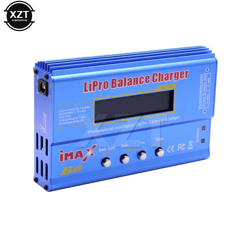 Цифровое балансирующее зарядное устройство IMAX B6 RC Lipo NiMh + адаптер питания