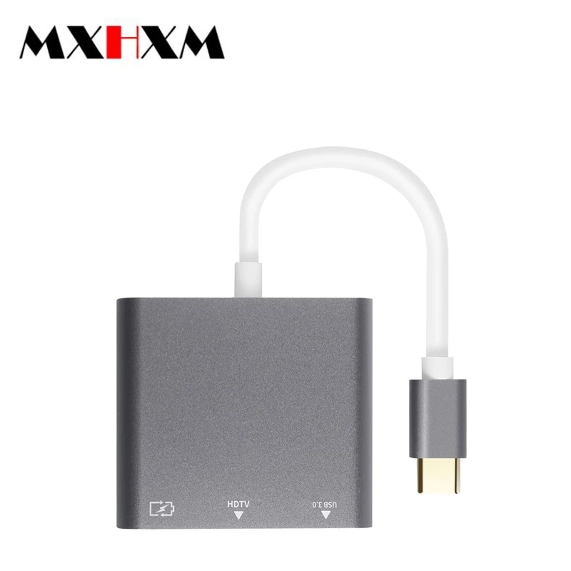 MXHXM TYPE C к HDMI концентратор 4K HD одинаковый Экран устройство MacBook проэктору монитор