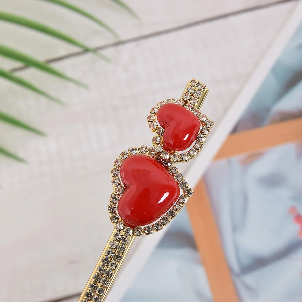 

Barrette Metal Girls Geometric Women Cute Crystal Rhinestone Hairgrip Hairpin Hair