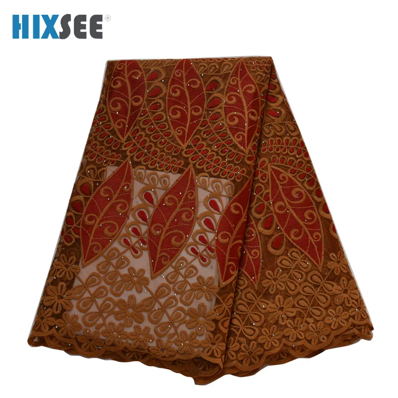 Нигерийские кружевные ткани для свадьбы 2019 белый лист вышивка французская