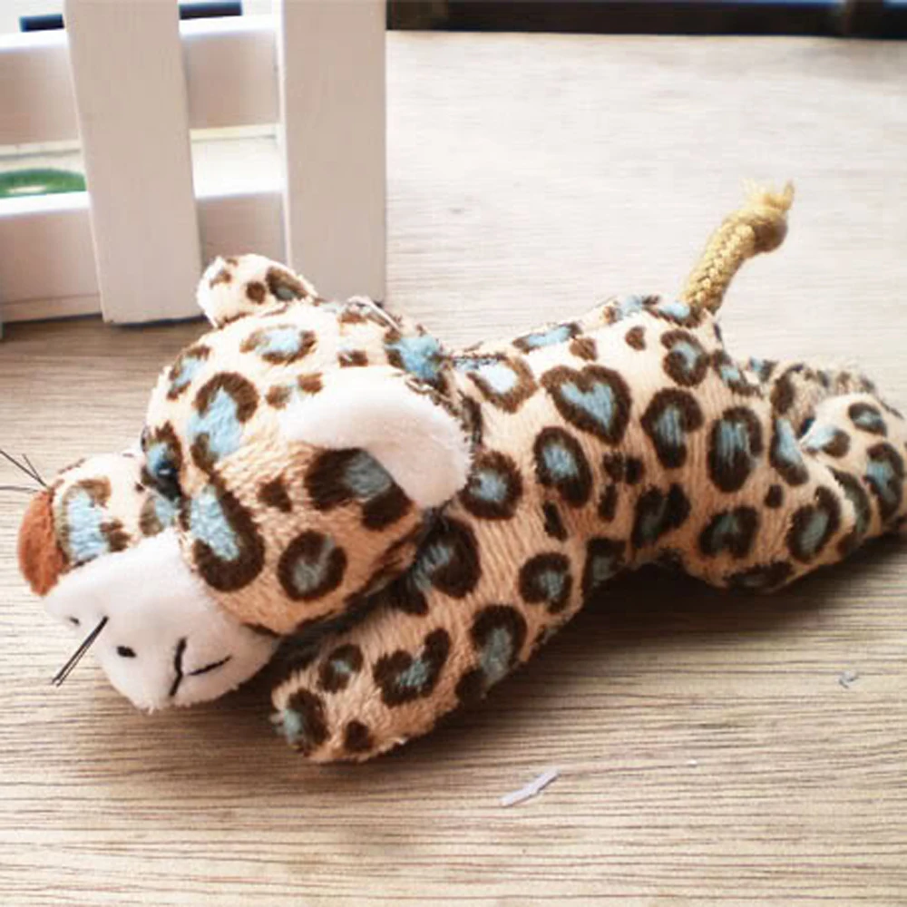 Классический Зеленый Леопард милые плюшевые игрушки на холодильник магнит