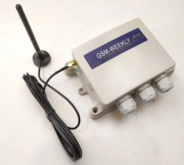 GSM дистанционный переключатель реле, в корпусе с двурядным расположением выходов и 16 таймер автоматически выхода рабочих(Батарея на борту для отключения питания GSM сигнализация