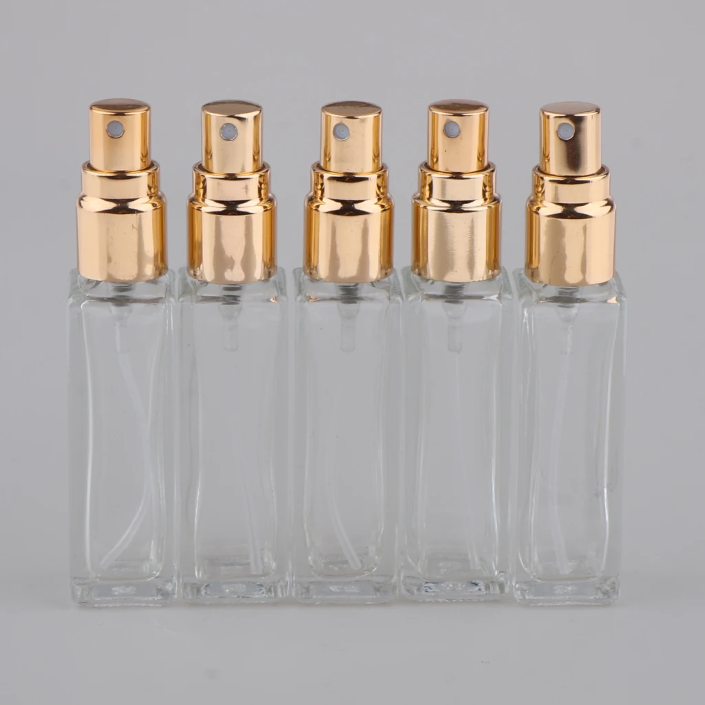 

5 шт. спрей бутылки многоразового косметические бутылки Портативный духи контейнер для путешествий с 13 зубов с завинчивающейся крышкой