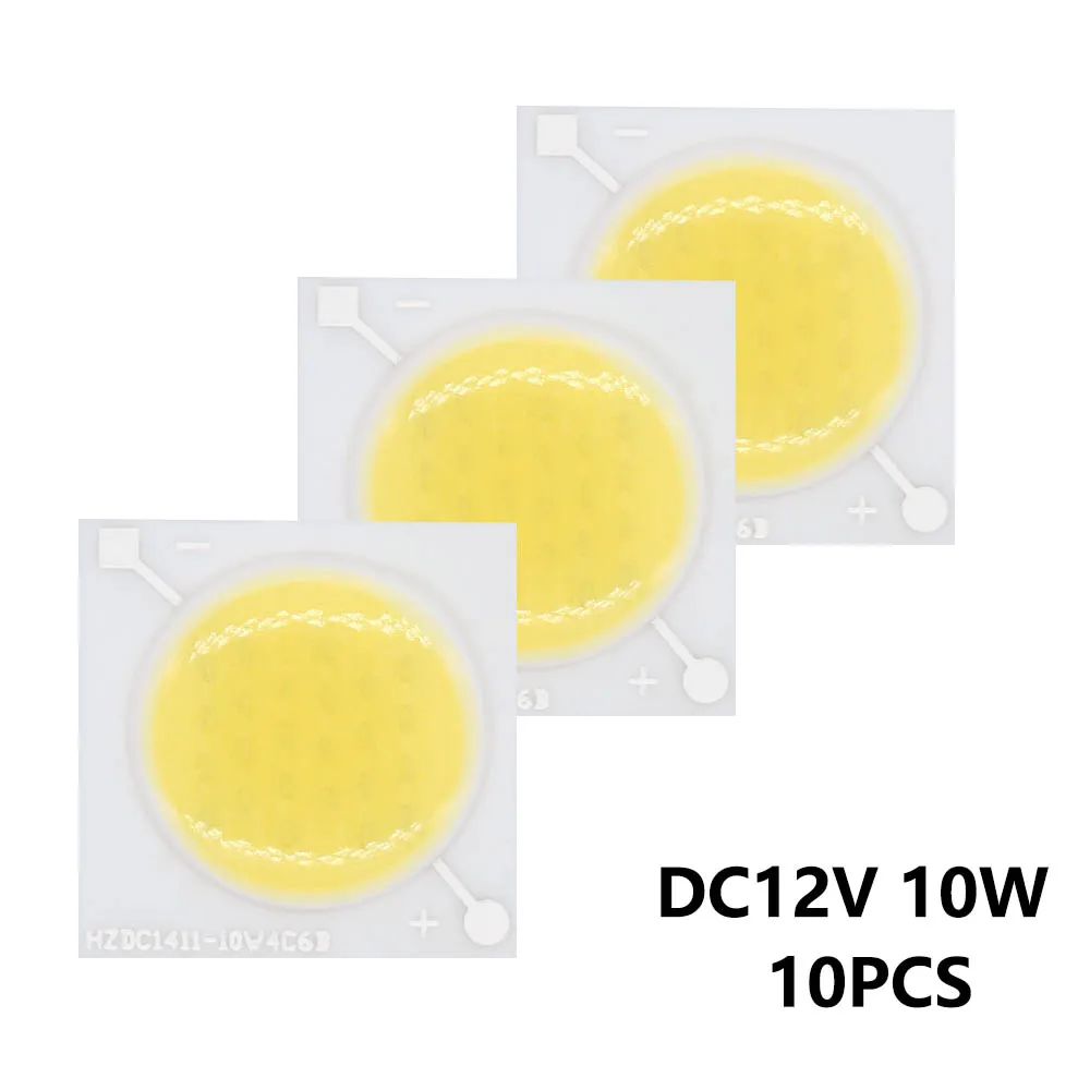 10 шт. DC12V Вт светодиодный COB Керамический чип бисер умное IC освещение DIY Высокая
