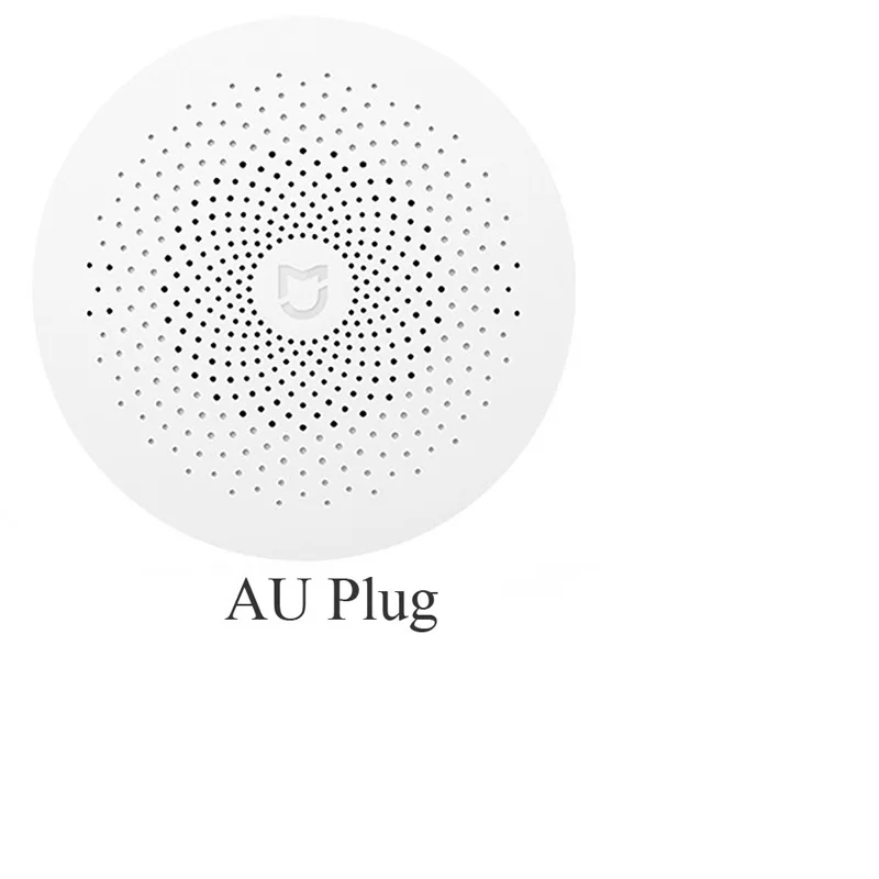 AU Plug Новинка, Xiaomi Mijia, многофункциональный шлюз, 2 хаба, сигнализация, интеллектуальная, онлайн радио, Ночной светильник, звонок, умный дом, концентратор - Color: AU Plug