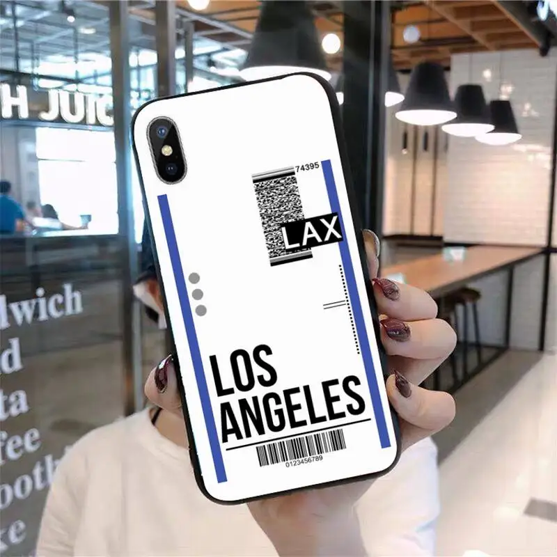 

Air ticket Phone Case for iPhone 11 12 pro XS MAX 8 7 6 6S Plus X 5S SE 2020 mini