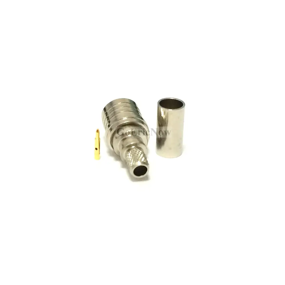 5 шт. RF коаксиальный 50 ом QMA штекер для RG58 RG400 RG195 кабельный соединительный адаптер |
