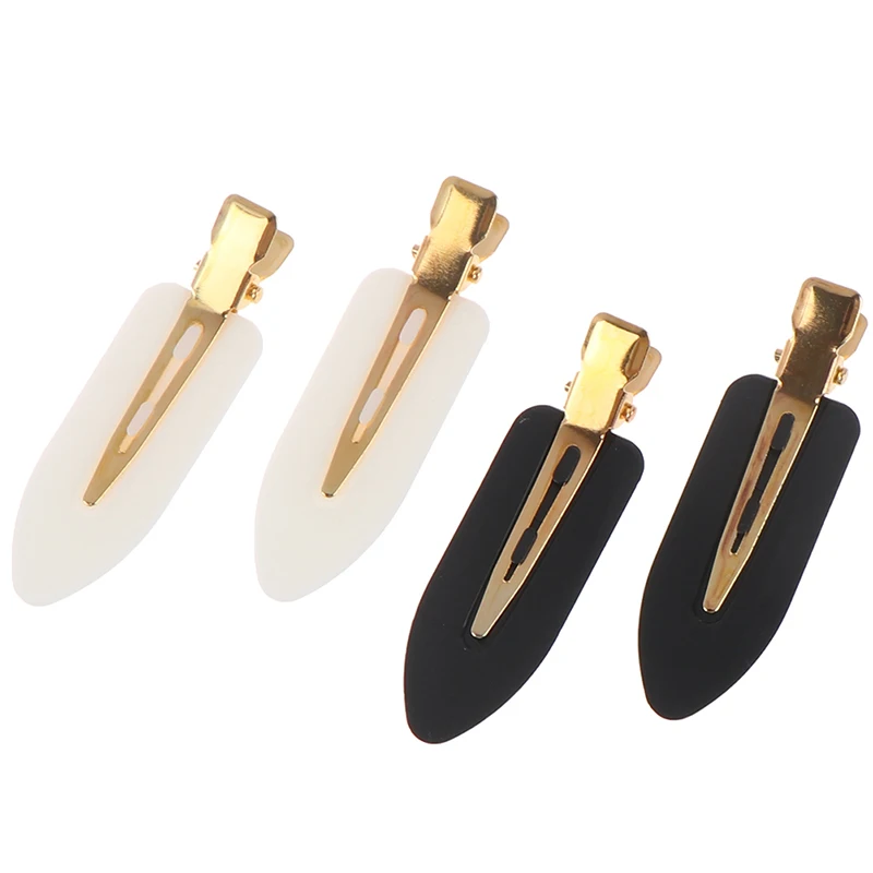 

4Pcs No Bend Seamless Hair Clips Side Bangs Fix Fringe Barrette Makeup Washing Face Accessories Women Girls Styling Hairpins