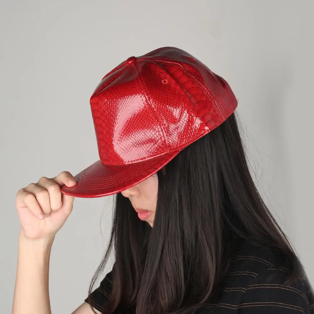 Корейская бейсболка в стиле хип хоп красная бейсбольная Кепка из искусственной