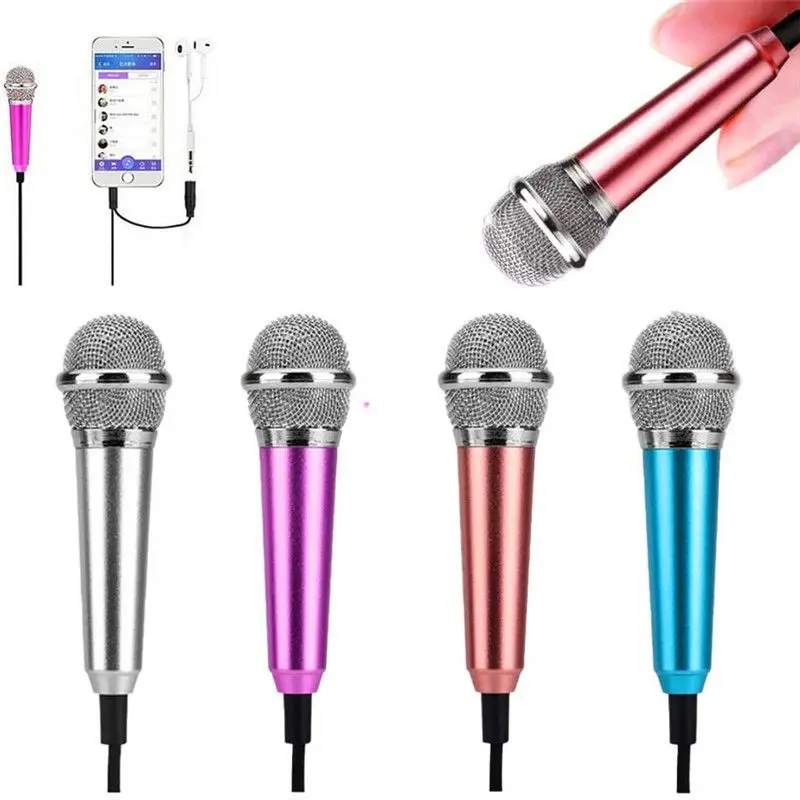 Мини микрофон проводной 3 5 мм аудио разъем для Samsung xiaomi Android мобильный телефон