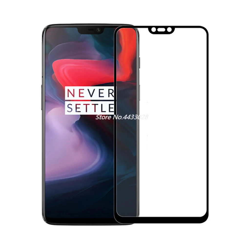 9H 2.5D полное клеевое закаленное стекло для Oneplus 5T 6 T 5 покрытие Высококачественная