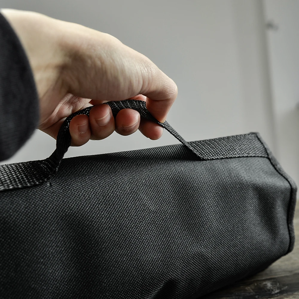 Sowoll Chef Knife Bag Roll Carry Case Kitchen Cooking Portable Durable Storage 5 Pockets Black Knives For 6&quot | Дом и сад