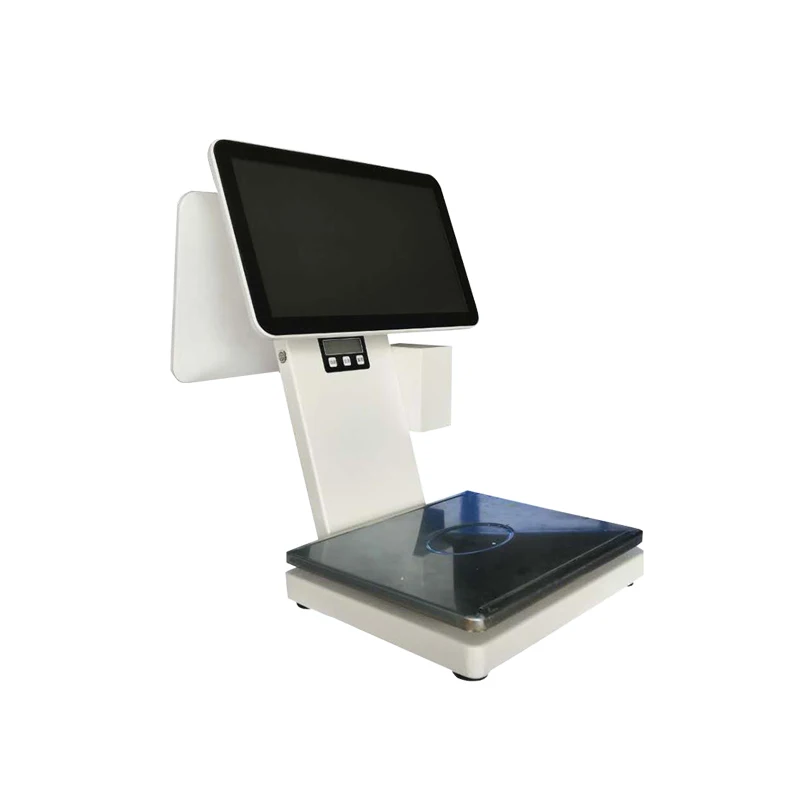 electronic weight scale with touch screen built in thermal printer support Window and Adroid operated high-effectly