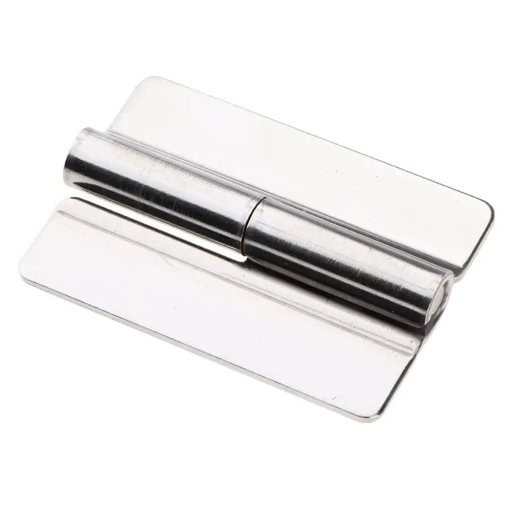 

Right Butt Hinge-Stainless Steel Marine Bathroom Door Kitchen Door Butt Hinge Silver Wear-resistant