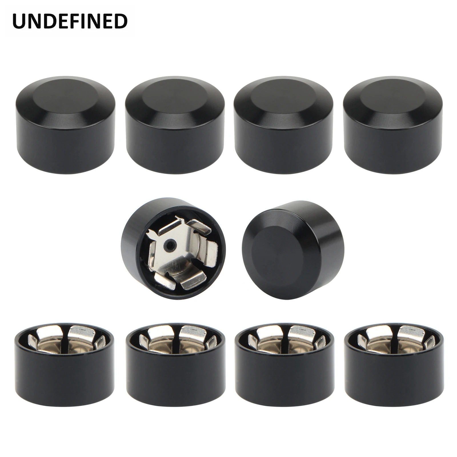 10pcs Motorcycle Bolt Head Caps Cover CNC Engine Topper Bolts Covers 7.5-10mm For Harley Twin Cam Dyna Softail Touring Road King