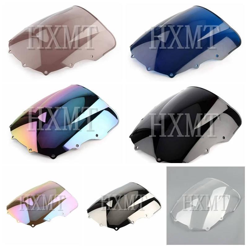 Для Kawasaki ZZR400 ZZR600 ZZR 400 600 1993-2007 2001 2002 2003 2004 2005 2006 Черный лобовое стекло | Автомобили и