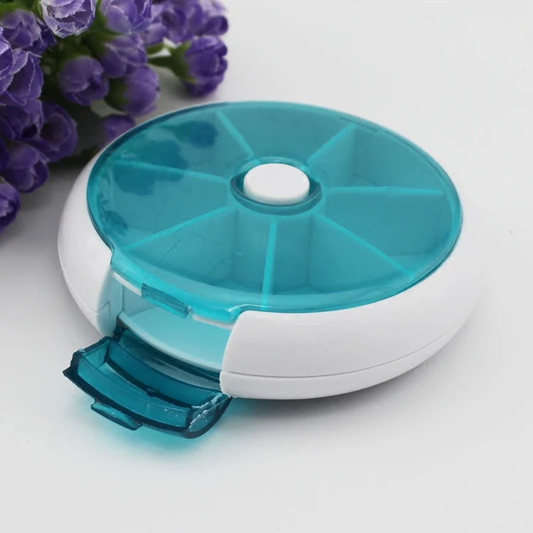

medicine container grid Medicine Pills Box Pill Case Medicina Container Receive A With Jewelry Parts Button Automatically