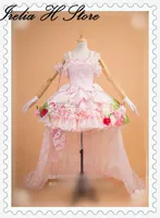 custom made LoveLive!Sunshine! Aqours Kurosawa Ruby bride wedding dress cosplay costume pink dress female