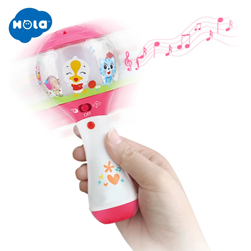 HOLA TOYS 3125 Детские музыкальные погремушки колокольчики для младенцев игрушки